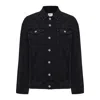 Pcfg Men's Distressed Denim Jacket - Black In Black