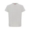 Pcfg Men's Grey Cotton Tshirt With Emboss Print In Gray