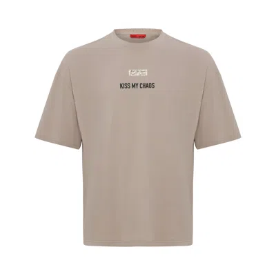 Pcfg Men's Neutrals Pure Cotton Regular Fit Tshirt