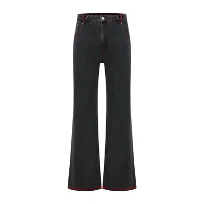 Pcfg Men's Pure Cotton Regular Fit Denim Pant - Black