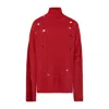 Pcfg Men's Red Your Itch High Neck Sweat - Samba In Red