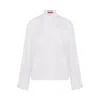 Pcfg Men's White Pure Cotton Woven Shirt With Double Cuff In White