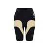 Pcfg Neutrals / Black Women Boomerang Biker Short - Black In Black