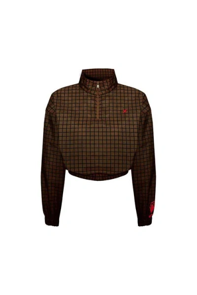 Pcfg Parachute Crop Sweat In Green