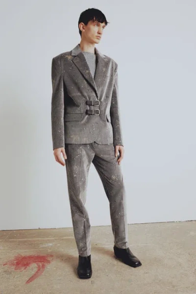 Pcfg Pure Cotton Your *itch Velvet Pant In Gray