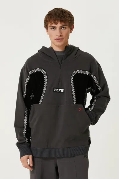 Pcfg Store Cotton Boomerang Hoodie In Gray