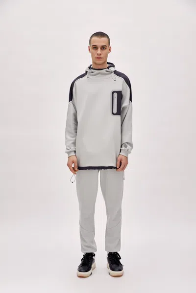 Pcfg Store Cotton Comfort Track Hoodie In Gray