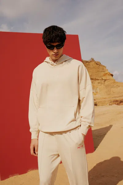 Pcfg Store Cotton Free Heaven Hoodie - Fog In White