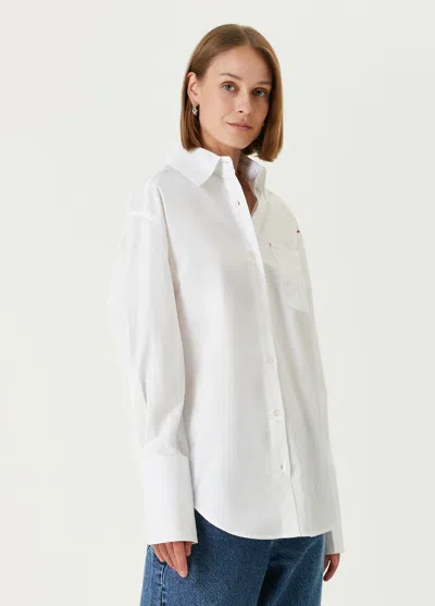 Pcfg Store Cotton Long Sleeve Shirt - White