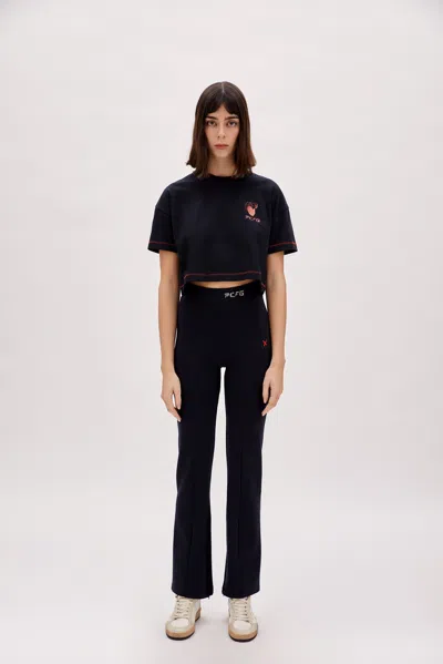Pcfg Store Cotton Women Crop Tee - Black