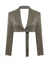 Pcfg Store Crop Shiny Woven Jacket