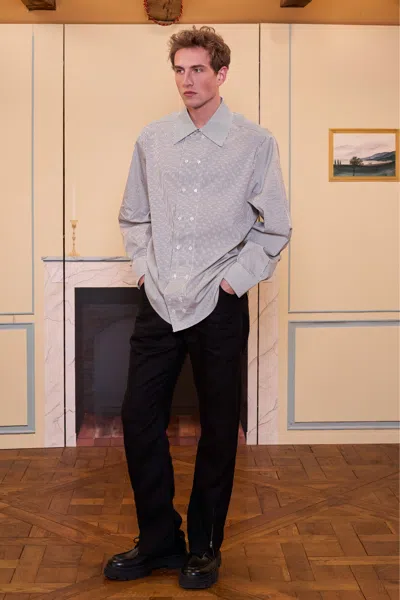 Pcfg Store Daydreamers Linen Suit Pant In Blue