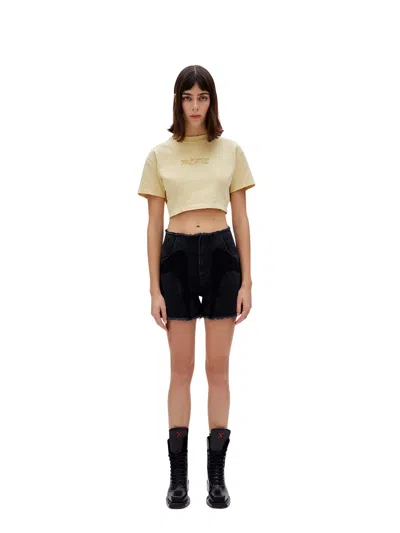 Pcfg Store Destroyed Crop Tee In Sand