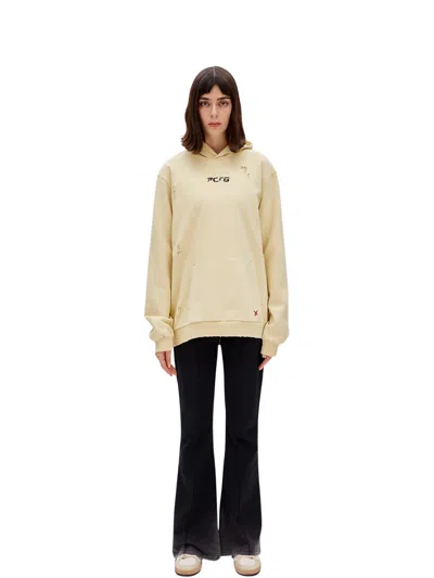 Pcfg Store Destroyed Hoodie In Sand