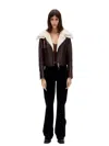 Pcfg Store Double Collar Leather Jacket