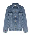 Pcfg Store Free Heaven Denim Jacket With Washed Effect