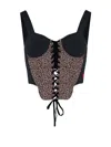 Pcfg Store Free Heaven Leopard Corset Top In Animal Print