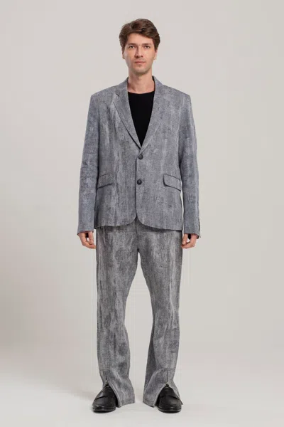 Pcfg Store Free Heaven Linen Suit Pant - Ultimate Grey In Gray