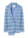 Pcfg Store Free Heaven Multicolor Checked Blazer