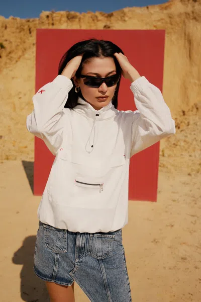 Pcfg Store Free Heaven Parachute Sweatshirt - White