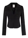 Pcfg Store Free Heaven Stitch Detail Corset Blazer