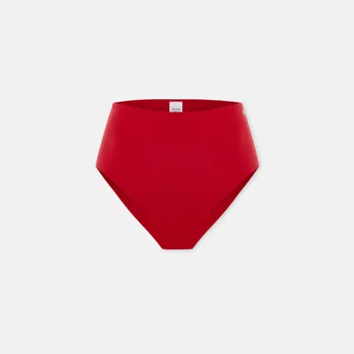 Pcfg Store High Waisted Bikini Bottom In Brown