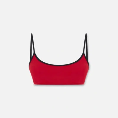 Pcfg Store Scoope Bikini Top In Red