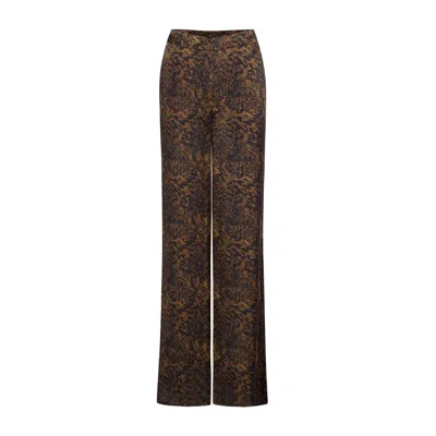 PCFG WOMEN'S BLACK / BROWN YOUR ITCH KANGAROO BOOTCUT PANT