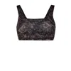 Pcfg Women's Black / Brown Your Itch Kangaroo Bra - Leopard In Black