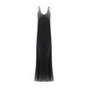 Pcfg Women's Black / Grey Free Heaven Acid Wash Long Dress In Black/grey