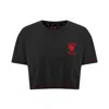 Pcfg Women Crop Tee - Black In Black