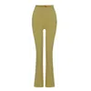 Pcfg Women Flare Yoga Pant - Covert Green In Green