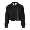 Pcfg Women's Free Heaven Cropped Trenchcoat - Jet Black In Black