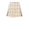 Pcfg Women's Neutrals Free Heaven Pleated Mini Skirt - Fog