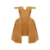 Pcfg Women's Neutrals / Orange Corset Dress - Orange In Orange