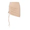 Pcfg Women's Neutrals / Yellow / Orange Free Heaven Super Mini Skirt Warm Taupe In Yellow/orange
