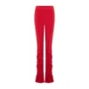 Pcfg Women's Red Your Itch Draped Pant - Samba In Red