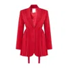 Pcfg Women's Red Your Itch Jacket Dress - Samba In Red