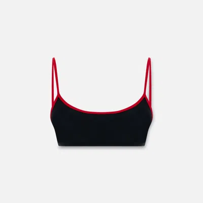Pcfg Women's The Solar Reflections Scoope Bikini Top - Black