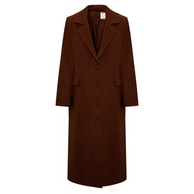 Pcfg Women's Wool Coat - Brown