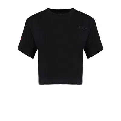 Pcfg Women's Your Itch Shoulder Padded T-shirt - Jet Black