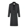 Pcfg Men's Black Your Itch Wool Long Overcoat In Black