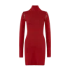 Pcfg Women's Red Your Itch Two Tones Rib Long Sleeve In Red