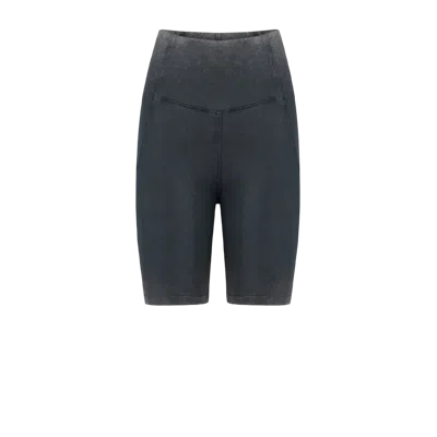 Pcfg Your *itch Acid Wash Biker Legging In Stone Grey