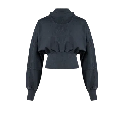 Pcfg Your *itch Acid Wash Hoody In Blue