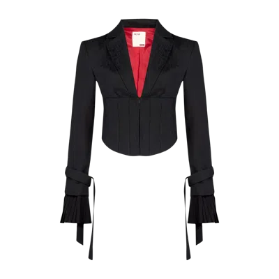 Pcfg Your *itch Corset Blazer Jacket In Black