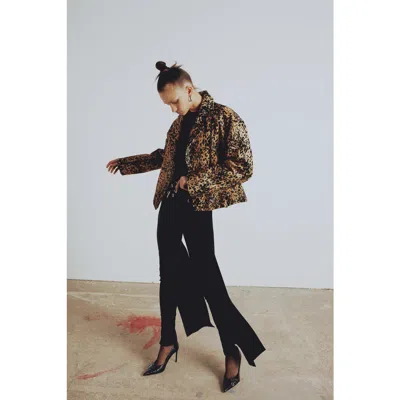 Pcfg Your *itch Kangaroo Leather Jacket In Brown