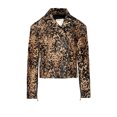 Pcfg Your *itch Kangaroo Leather Jacket In Multi