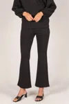 P.cill Butter Modal Fitted Flares Trouser In Black