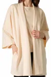 P.cill Butter Modal Oversized Cardigan In Eggshell In Neutral
